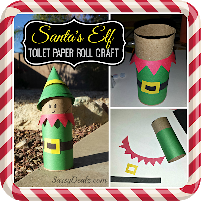 elf toilet paper roll craft for christmas